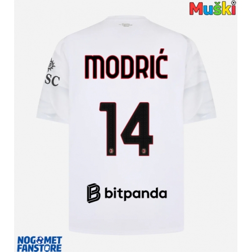 AC Milan Luka Modric #14 Gostujuci Dres 2026-27 Kratak Rukav